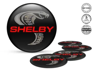 Shelby Emblema de Rueda Edición Pegatinas de Cúpula Premium